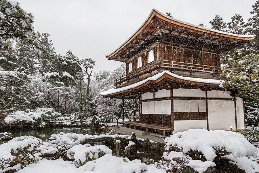 Ginkaku-ji sous la neige